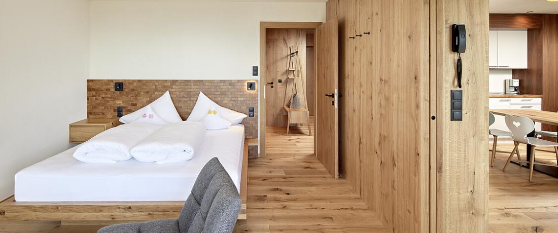 Doppelzimmer Olive Südbalkon